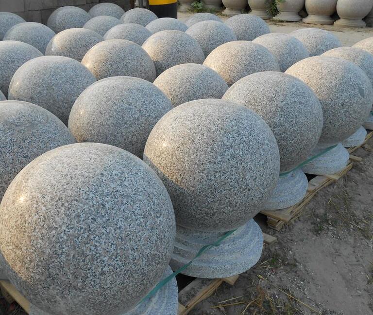 南充花岗岩石球价格挡石球